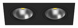 i8270707 Lightstar Intero 111 двойной встраиваемый потолочный светильник черный