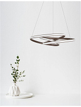 Triac Dimmable Sandy Coffee Aluminium & Acrylic LED 43 Watt 220-240 Volt 3013Lm 3000K IP20 D: 52 H: 120 cm