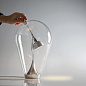 00880-27 Lodes Blow LED TL дизайнерский настольный светильник из выдувного стекла прозрачный — фото 6