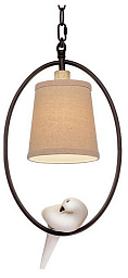 LOFT1029A-1 Loft It Birds подвесной светильник с текстильными абажурами в классическом стиле