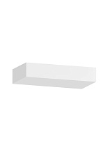 White Gypsum LED E14 1x5 Watt 220-240Volt IP20 bulb excluded L: 27.5 W: 9.5 H: 5.5 cm