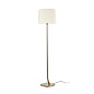 29687-07 REM BRONZE FLOOR LAMP WHITE LAMPSHADE торшер Faro barcelona