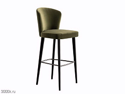 Aston Высокий табурет со спинкой Minotti