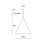Подвесной светильник Wastberg Cone XL2 W151XL2 — фото 1