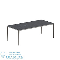 СТОЛ U-NITE 220X100CM БРОНЗОВЫЙ С КЕРАМИЧЕСКОЙ СТОЛЕШНИЦЕЙ ИЗ NERO MARQUINA Royal Botania