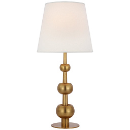 EU-PCD3105 Visual Comfort Comtesse настольная лампа с текстильным абажуром и фигурным основанием