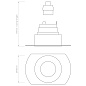 1248017 Trimless Slimline Round Fixed Fire-Rated IP65 Astro lighting встраиваемый светильник матовый белый — фото 2