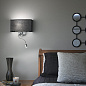 035956 Ideal Lux HOTEL AP2 NERO настенный светильник (бра) черный — фото 2