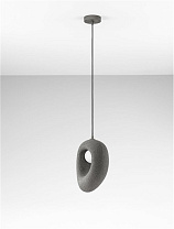 Stone Gray Polyurethane & Resin LED G9 1x5Watt 100-240Volt IP20 Bulb Excluded L:20 W:30 H:250 cm