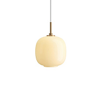 VL 45 Radiohus Pendant / Латунь/Глянцевый бледный Желтый Стекло / Ø175