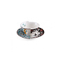 SE09173 Seletti Hybrid Фарфоровая чашка + тарелка - Aspero — фото 1