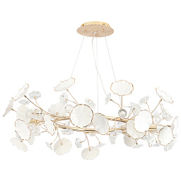 MARGO SP9R Crystal Lux MARGO подвесная люстра с цветочными элементами и множеством плафонов