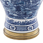 Настольная лампа Chinese синяя керамика 112085 Eichholtz