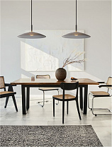 Smokey Glass & Sandy Black Metal LED 12Watt 220-240Volt 1040Lm 3000K IP20 Light Up & Down D:40 H: 140 cm