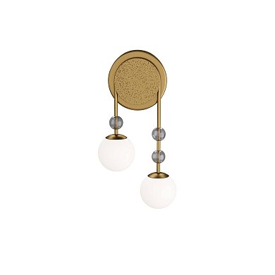 Бра Arteriors Beverly, правое, античная латунь