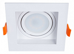 A6662PL-1WH Arte Lamp Simplex встраиваемый светильник квадратной формы белого цвета