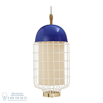 cobalt / ivory / brass