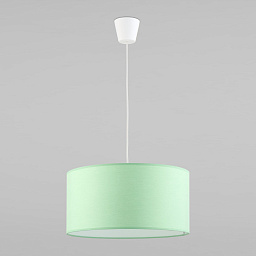 a059791 TK Lighting Rondo подвесной светильник с цилиндрическим текстильным абажуром
