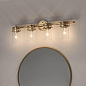 Brinley 32.25" 4 Light Vanity Light Champagne Bronze настенный светильник 45690CPZ Kichler — фото 2
