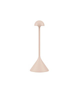 Touch Dimmable Cream Die-Casting Aluminium & Frost Polycarbonate LED 1Watt 3.7Volt 60Lm IP54 3000K Switch On/Off USB Wire D:9.5 H:25 cm