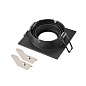1007340 SLV NEW TRIA® 75 mount. ring square black монтажное квадратное кольцо — фото 2