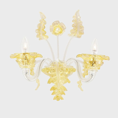 Настенный светильник Sogni Di Cristallo Gold Armonia