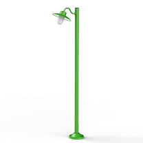 Belcour N° 4; Frosted glass E27 60W; Green yellow