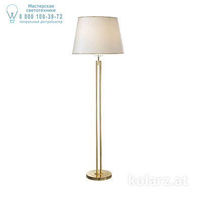 Kolarz IMPERIAL 330.42.8C торшер английская латунь длина 56cm ширина 41cm высота 165cm 2 лампы e27