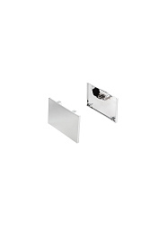 D95Z20 Polished aluminium Fabbian Tile настенный светильник из полированного алюминия