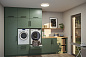 71260 Paulmann Atria Shine Круглый светильник IP44 398 мм, 20,8 Вт, 2800 лм, белый, под дерево — фото 1