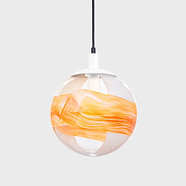 Ball #012 Прозрачный и Оранжевый / 1 L / Белый лак