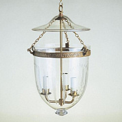 CL0310.BR.SE Glass Globe Lantern, Small, Etched Grapes, Brass