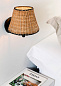 64307-71 Faro SUMBA Black/rattan table lamp настенный светильник черный — фото 2