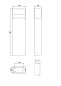 A1328PA-1BK Arte Lamp Liverpool ландшафтный светильник LED 1х9W 420Lm 4000K — фото 2