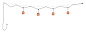 Подвесной светильник Bover Nans Catenary S / 16 / 4L уличный — фото 3