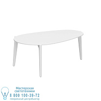 СТОЛИК TEA TIME 100X60CM H40 БЕЛЫЙ КЕРАМИЧЕСКИЙ БЕЛЫЙ Royal Botania