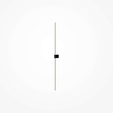 настенный светильник крестовой формы черного цвета