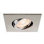 1007186 SLV UNIVERSAL DOWNLIGHT cover IP20 alu E встраиваемое квадратное кольцо — фото 8
