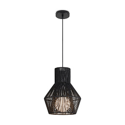FR5405PL-01B Freya Cottage подвесной светильник с решетчатым корпусом черного цвета
