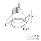 19425 9210 B Delta Light RINGO MINI DEEP II OK Встраиваемый светильник — фото 1