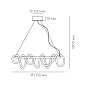 LAND R 70.30 BR Led Technology подвесной светильник — фото 1