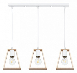 A8030SP-3WH Arte Lamp Brussels подвесная люстра с тремя деревянными плафонами