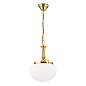 HL 6-988 MS/329 opal matt Wiener Nostalgie Orion подвесной опаловый купольный светильник — фото 3