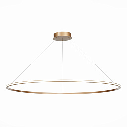 ST604.243.57 ST-Luce подвесной светильник кольцевого типа с золотистой рамой
