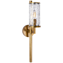 Liaison Single Sconce антично-патинированная латунь с кракелюрным стеклом