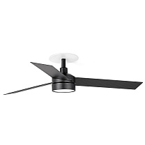 CRUISER RECESSED S Black fan SWT Wall Control white