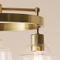 Eastmont 3 Light Chandelier Brushed Natural Brass and Walnut Wood люстра 52402BNB Kichler — фото 1