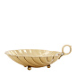 109384 Tray Shell polished brass M лоток Eichholtz