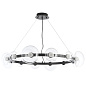 0270/312 BOSQUE Crystal lux Люстра 12х3W LED Черный