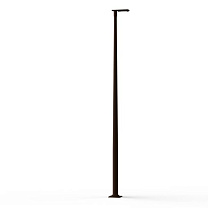 Hector N° 3; Toughened clear glass Built-in LED 3000°K warm white ASYM 26W; Old rustic